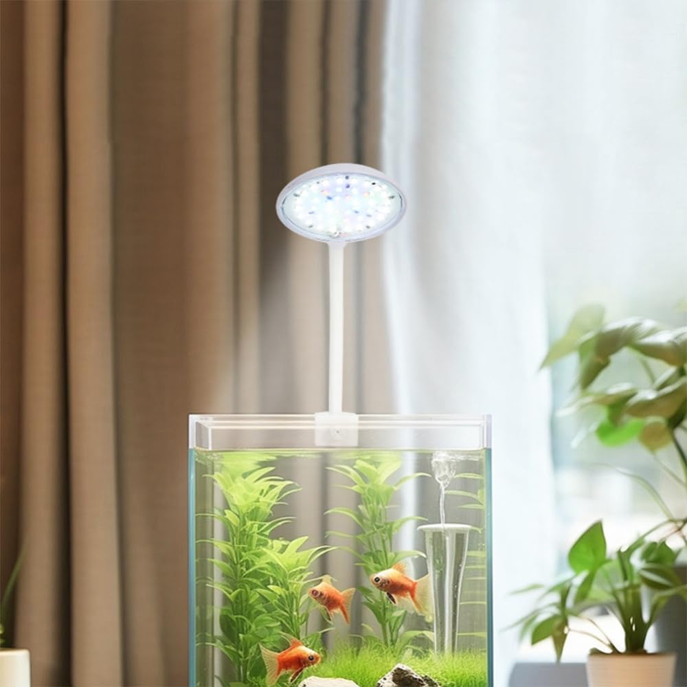 USB 5V Aquarium LED Lamp Fish Tank Light Decor Aquatic Plant Multiple Modes Dimmable Lightness Full Spectrum Mini Clip Light
