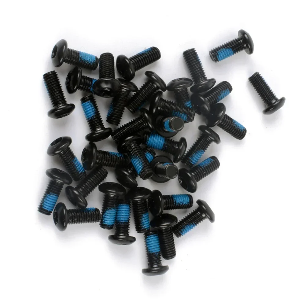 12/50Pcs Bicycle Brake Disc Bolts M5x12mm Steel Disc Pad Fixing Screws Torx T25 for Rotor Bike Replacement Accessories