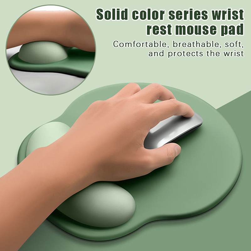 Non Slip Office Mouse Pad Ergonomic Gradient Soft Wrist Support Mat for Computer and Laptops