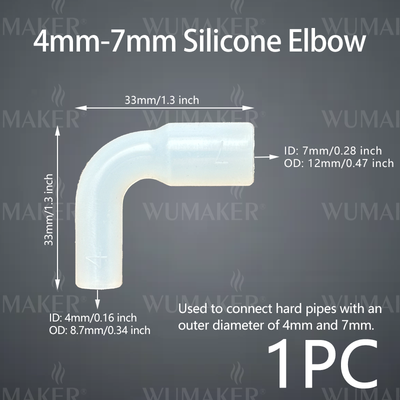 1pc Silicone Elbow Soft Hard Pipes Connector Variable Diameter Elastic Right Angle Coupling Fish Tank Irrigation Garden