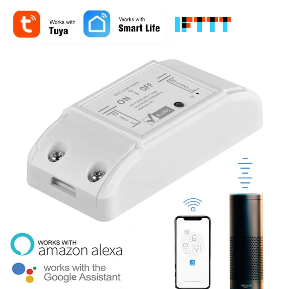 1pcs Wifi DIY Interruptor Smart Switch APP Wireless Remote Controller Home Control Works with Alexa Home