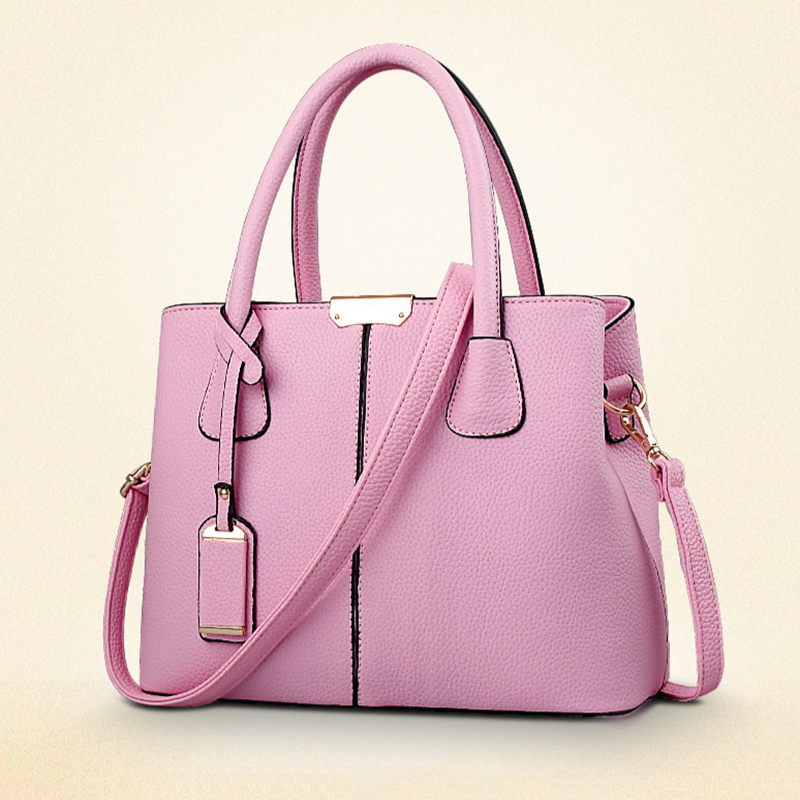 New Fashion Ladies PU Leather Large Tote Bag Crossbody Bags Handbags Square Shoulder Bags