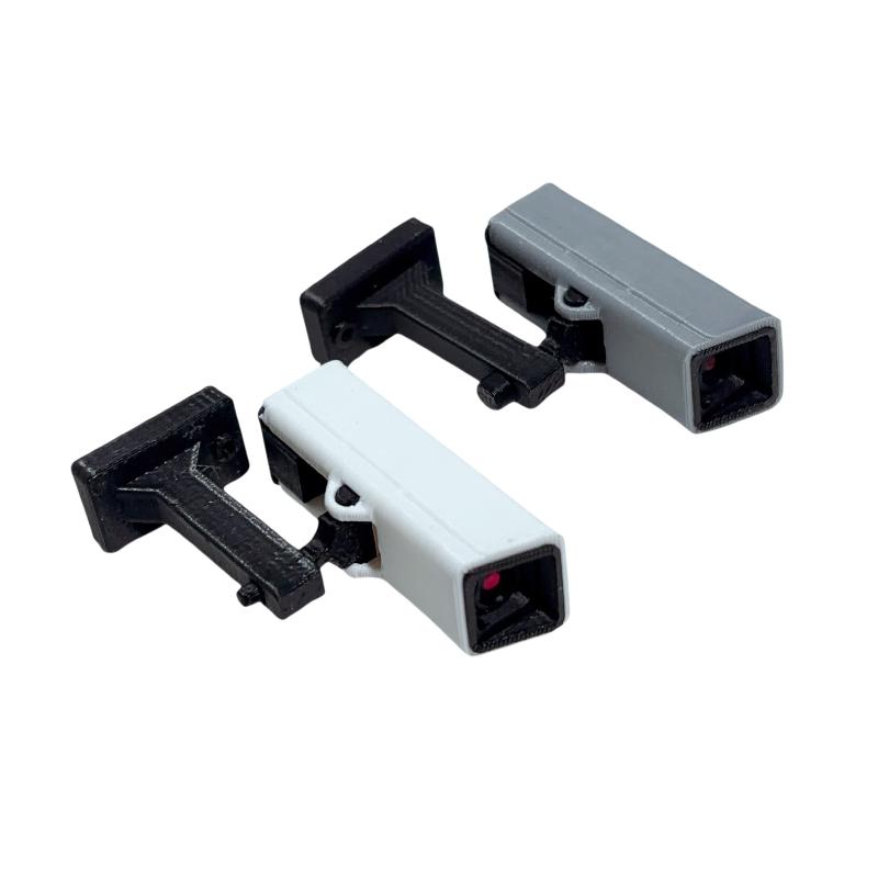 New 1/2Pcs 1/12 Dollhouse Mini Surveillance Camera Model For Micro Landscape Decoration Miniature Food And Play Scene Ornament