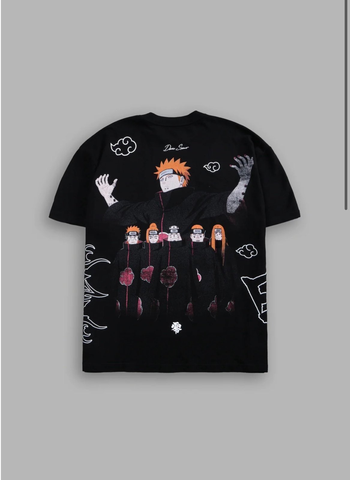 Naruto x pain x Akatsuki anime t shirts for men's and women Unisex