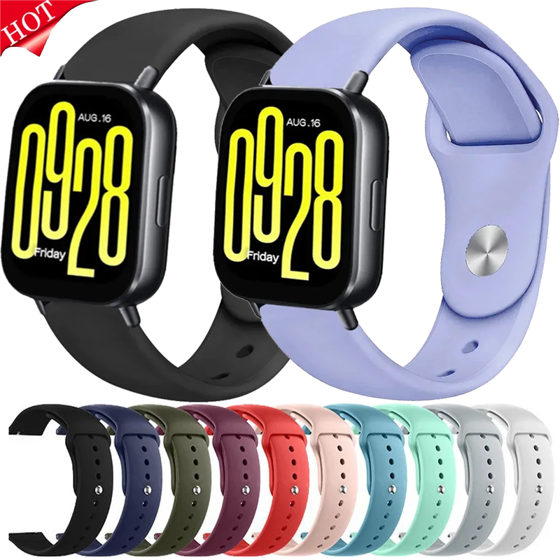 20mm 22mm Strap For Watch 7 6 5 4 40mm 44mm Breathable Sports Silicone Band For 4 6 Classic Bracelet