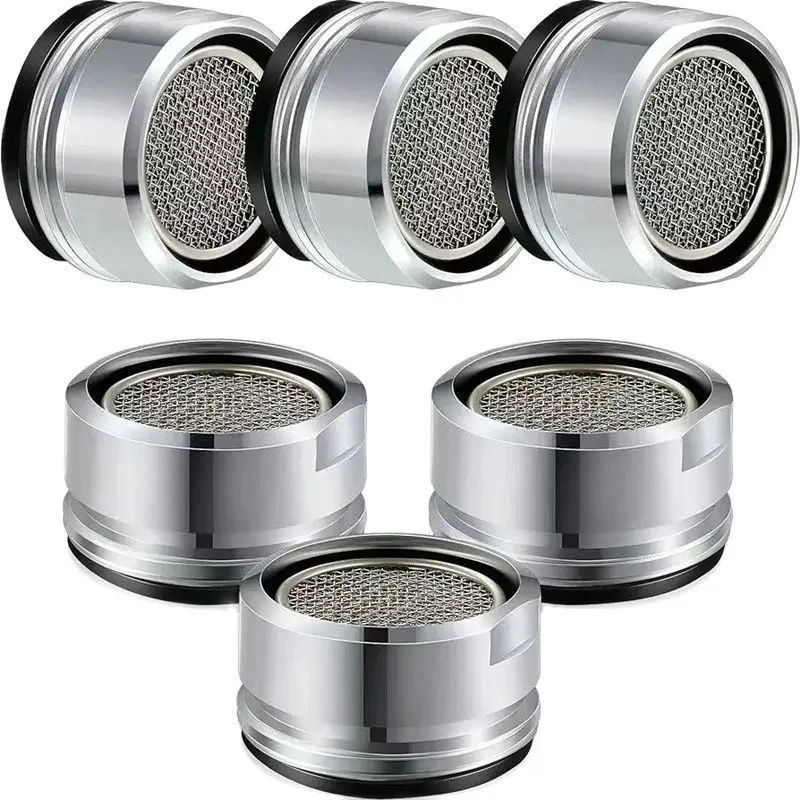 Brass Water Saving Faucet Tap Aerator with Replaceable Filter Mixed Nozzle 24mm Thread - Bathroom Faucet Bubbler Replacement