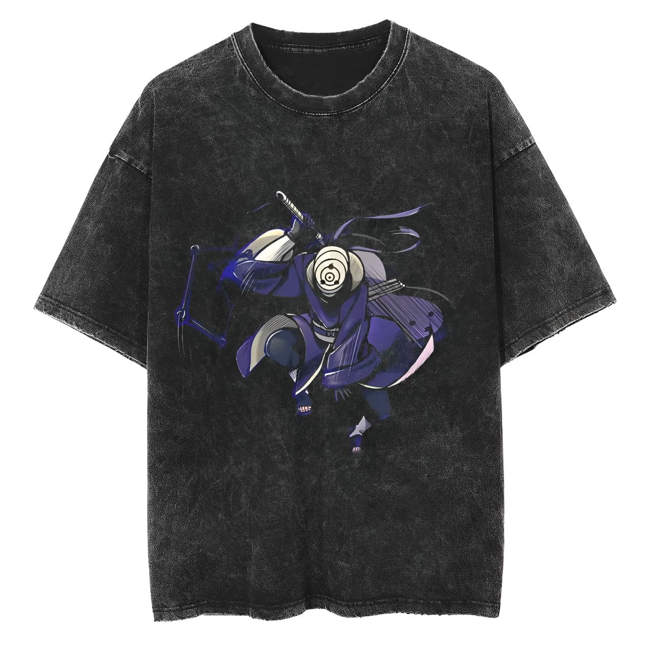 Might Guy T Shirt Naruto Men Acid Wash Eight Gates Released Red Beast Anime Graphic Cotton Streetwear Manga Night Guy Tee
