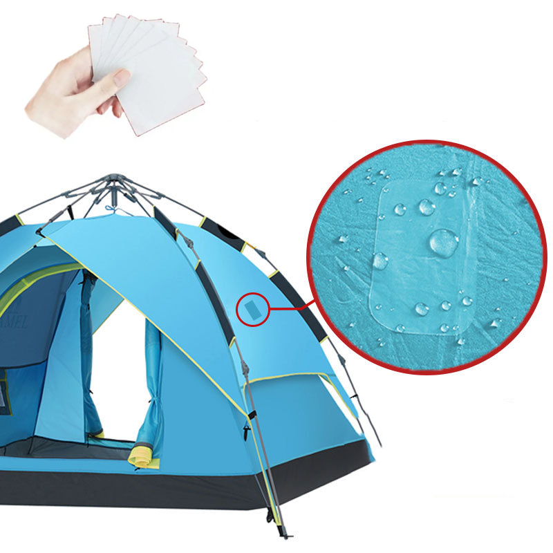 10pcs Transparent TPU Waterproof Patch Outdoor Tent Repair Tape Inflatable Toys Pool Float Air Bed Patch Kit Repair Tape Strong