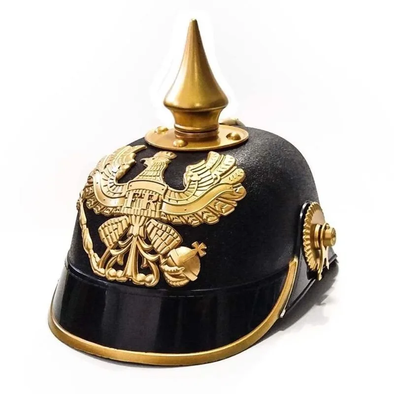 1PC Hats German Prussian Plastic Helmet Retro Helmets Wearable Mask Decorative Cosplay Prop Boys