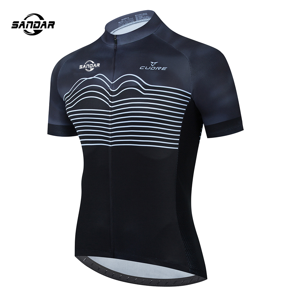 2025 Eco-Friendly Men's Bike Jersey - Perfect for Mountain & Road Cycling