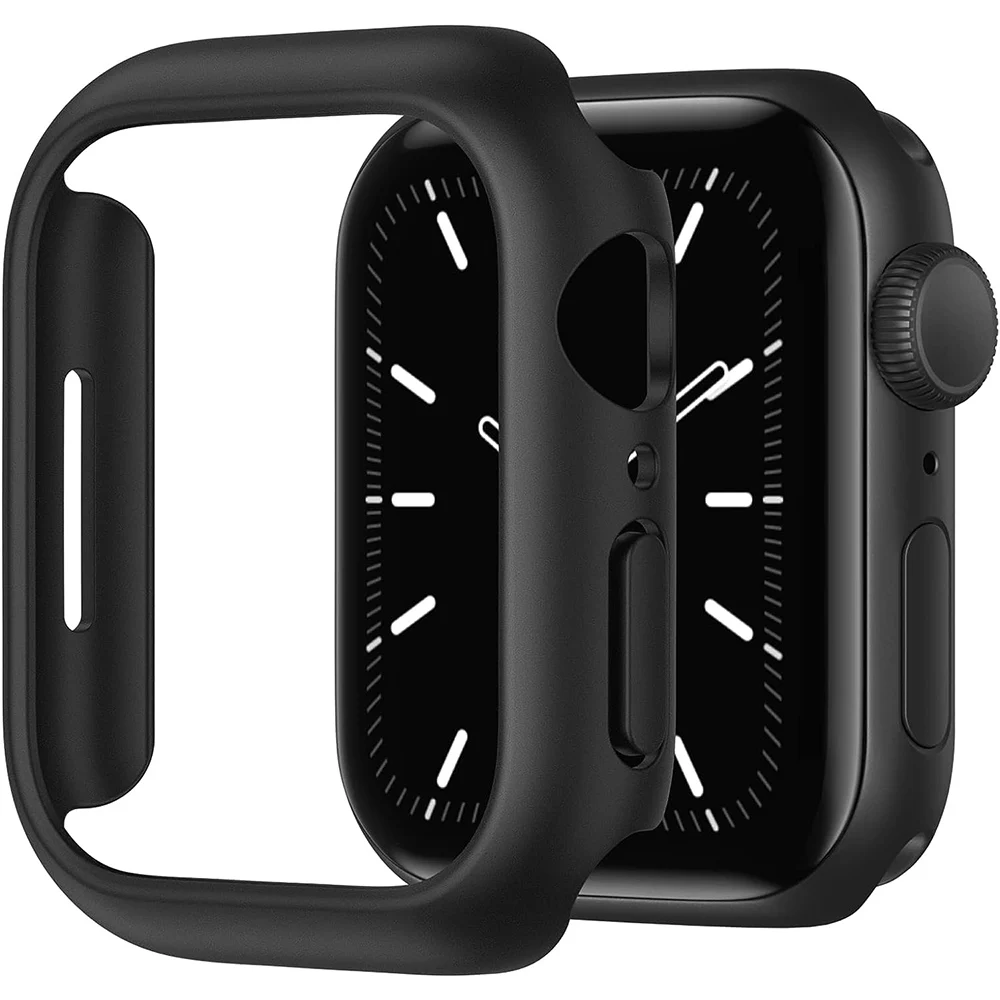 Case for Watch 46mm 44mm 45mm 40mm 41 42mm Protective Cover Matte Hard PC Bumper Frame No Glass iWatch 11 10 SE 9 8 7 6 5