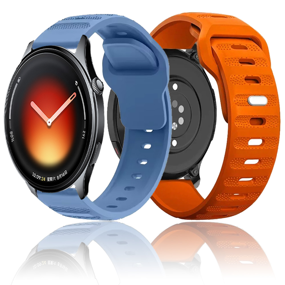 20mm 22mm Sport Silicone Strap For Watch 5/ Watch 4 Pro X X2 S/ Watch Lite 3 Wristband 7 6 5 4