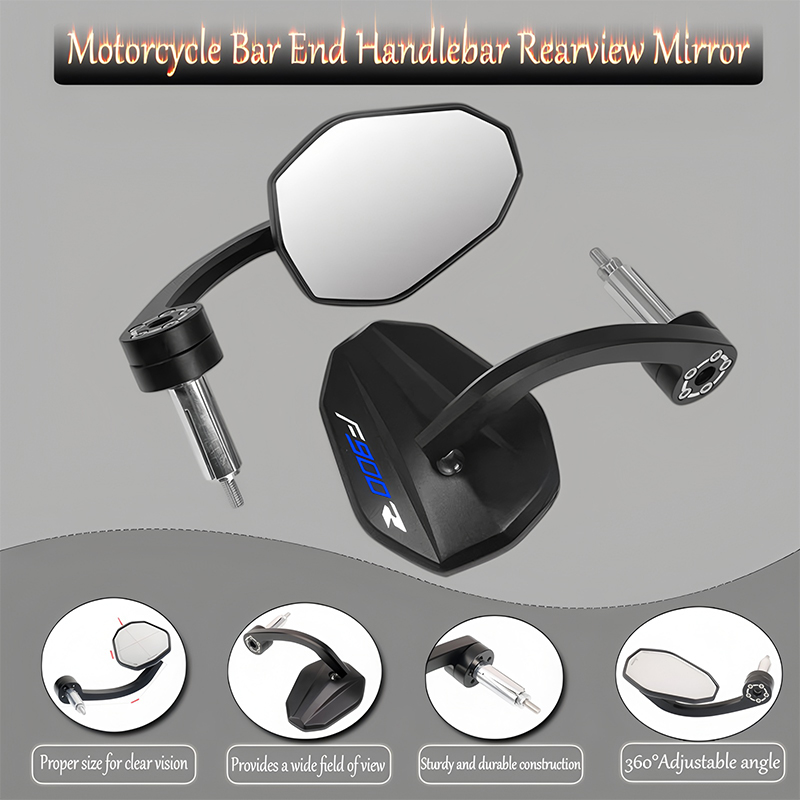 Fit For F900R F900XR F 900 R XR 2019-2023 2024 Motorcycle aluminum alloy Bar End Mirror 7/8" 22mm Handlebar Rearview Mirror