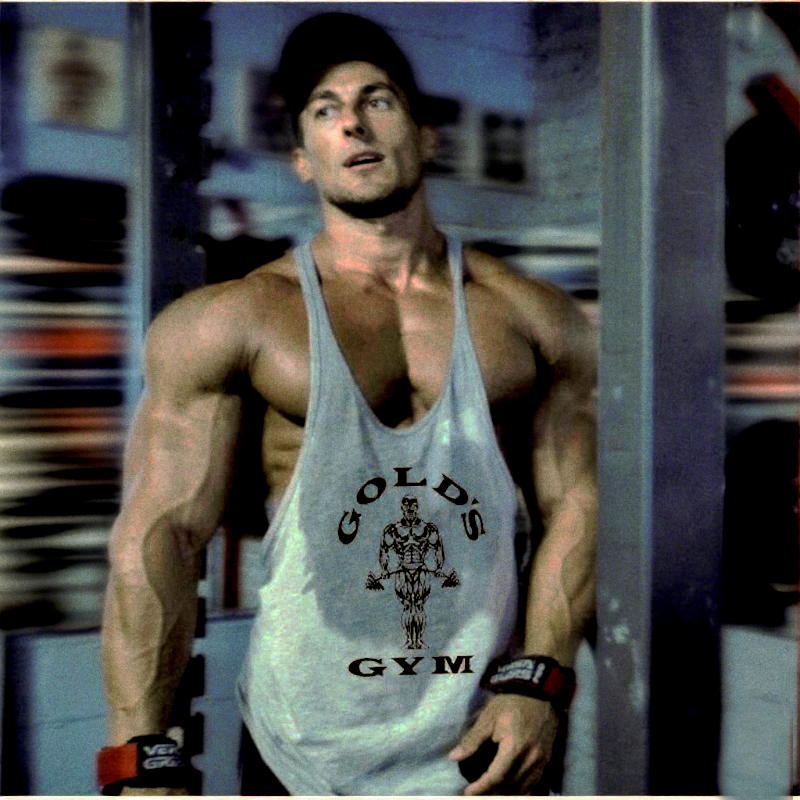 Cotton Muscle Bodybuilding Fitness Suspender Vest Sports Men's Cotton Loose Sportswear Slim Vest Muscle Fitness Clothing