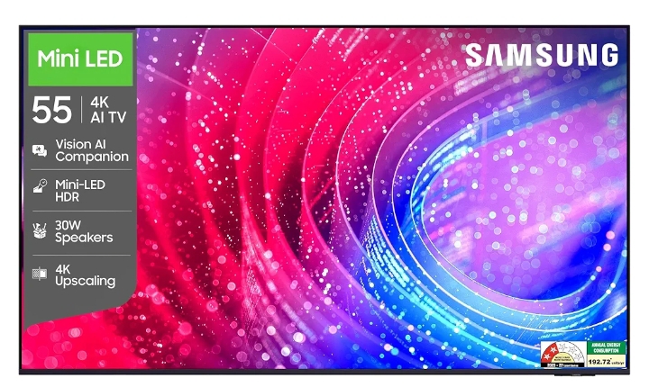 Samsung 55 inches Mini LED 4K Samsung Vision AI Smart TV