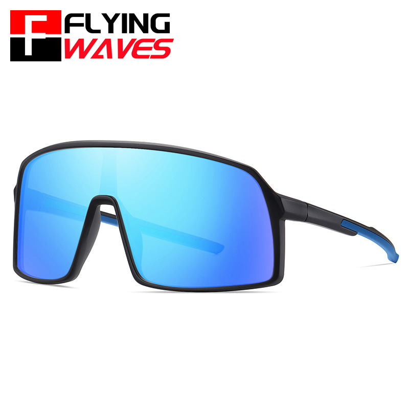 Large Frame UV400 Polarized Sports Cycling Bike Glasses Men Women TR90 MTB Baseball Running Fishing Softball Sunglasses