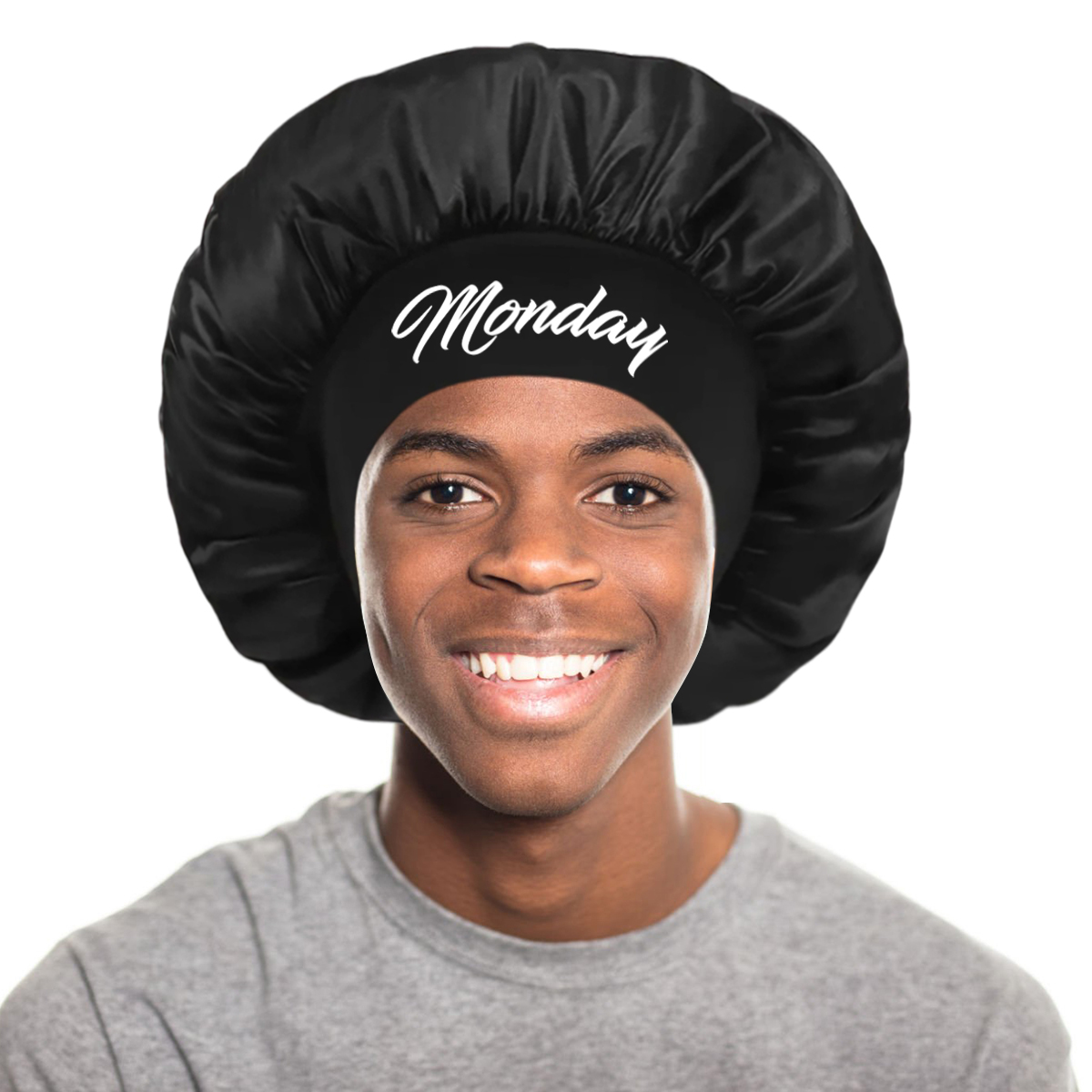 1PC Soft Breathable Sleep Cap for Hair Protection - Unisex Single Layer Twist Bonnet