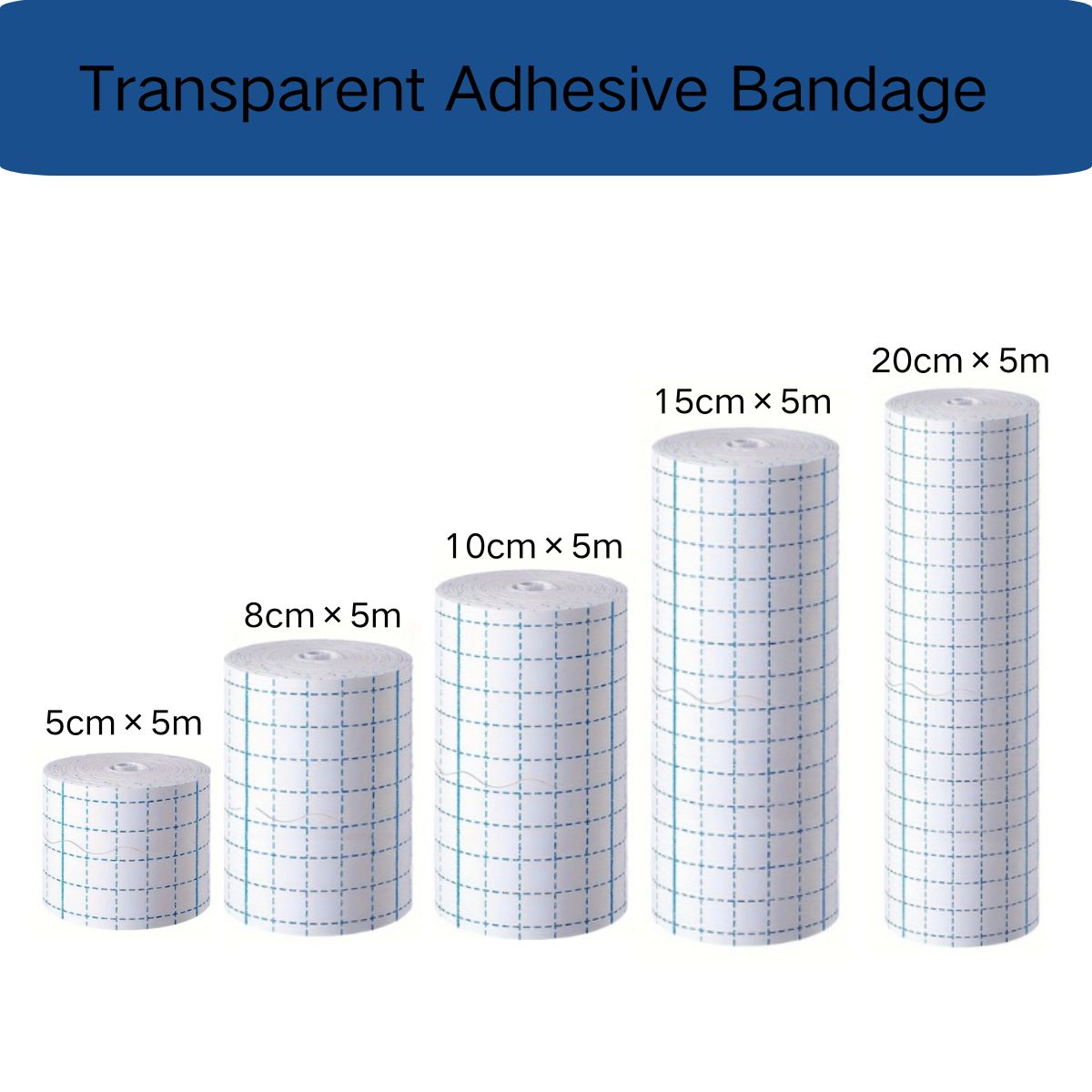 5m Breathable Patch Reinforced Waterproof Patch Comfortable and Soft Mesh Paper Design Suitable for SwimmingWound Protection