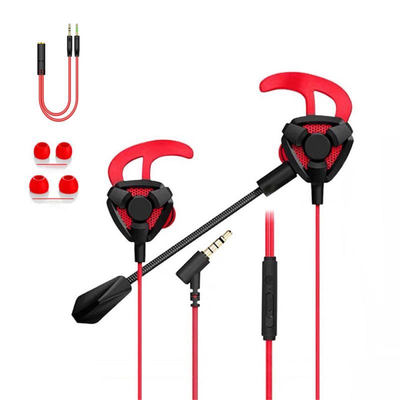 Redcolurful G9 Gaming Headset Gamer Earphone With Computer Adapter Cable Games Headphones With Microphone