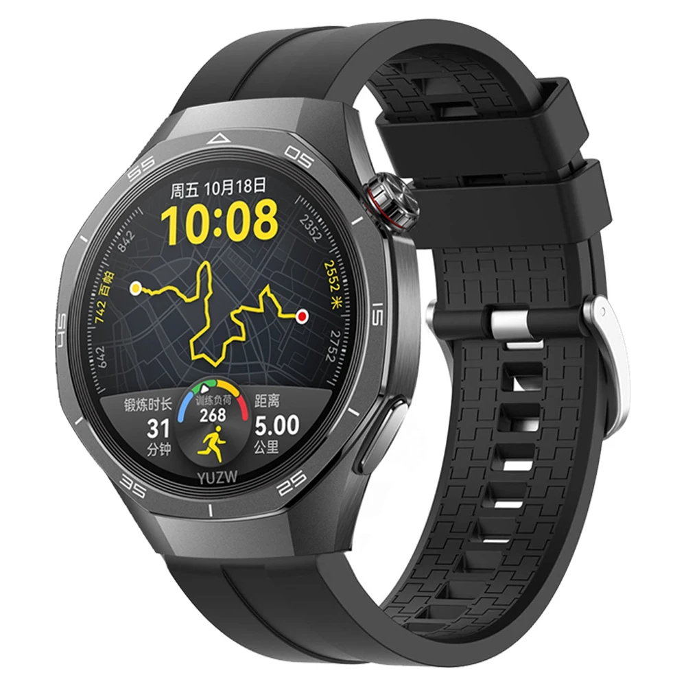 22mm Smart Watch Strap for Watch GT 5 Pro 46mm Silicone Bracelet for Watch GT 4 GT3 SE GT2 Soft Sports Wrist Band