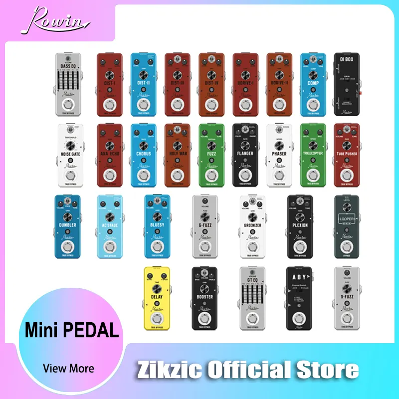 Rowin Guitar Analog Pedals Noise Gate Dist Chorus Fuzz Dumbler Overdrive Tremolo Comp Pedals For Electric Guitars True Bypass - image 1