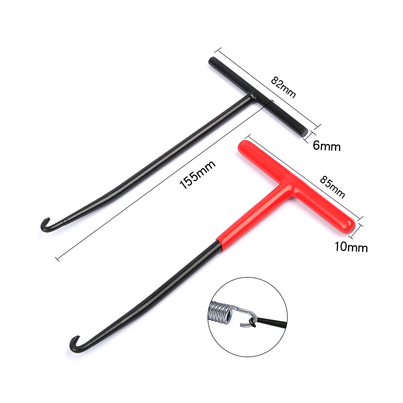 T-Handle Electric Bicycle And Motorcycle Exhaust Spring Puller Tool For Easy Spring Removal