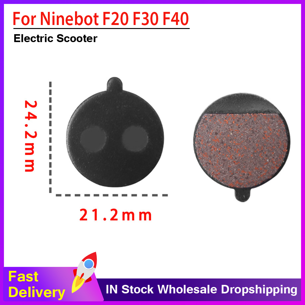 Resin Semi-Metal Disc Brake Pads for Ninebot F20 F25 F30 F40 Electric Scooter Brake Pads Brake Pad Durable KickScooter Accessory