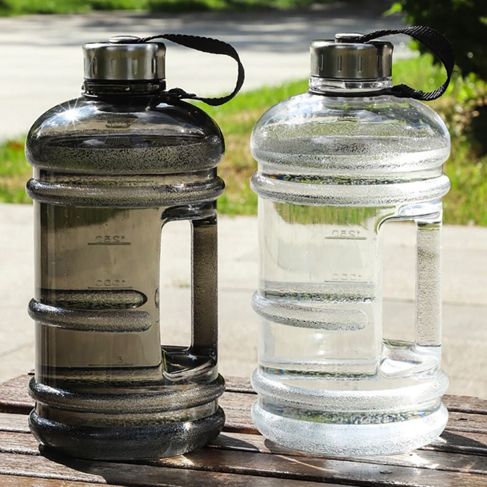 1Pc Gallon Bottle Water Bottle Portable Sports Drink Bottle Training Sports Workout Outdoor Gym Large Capacity Shaker Bottle