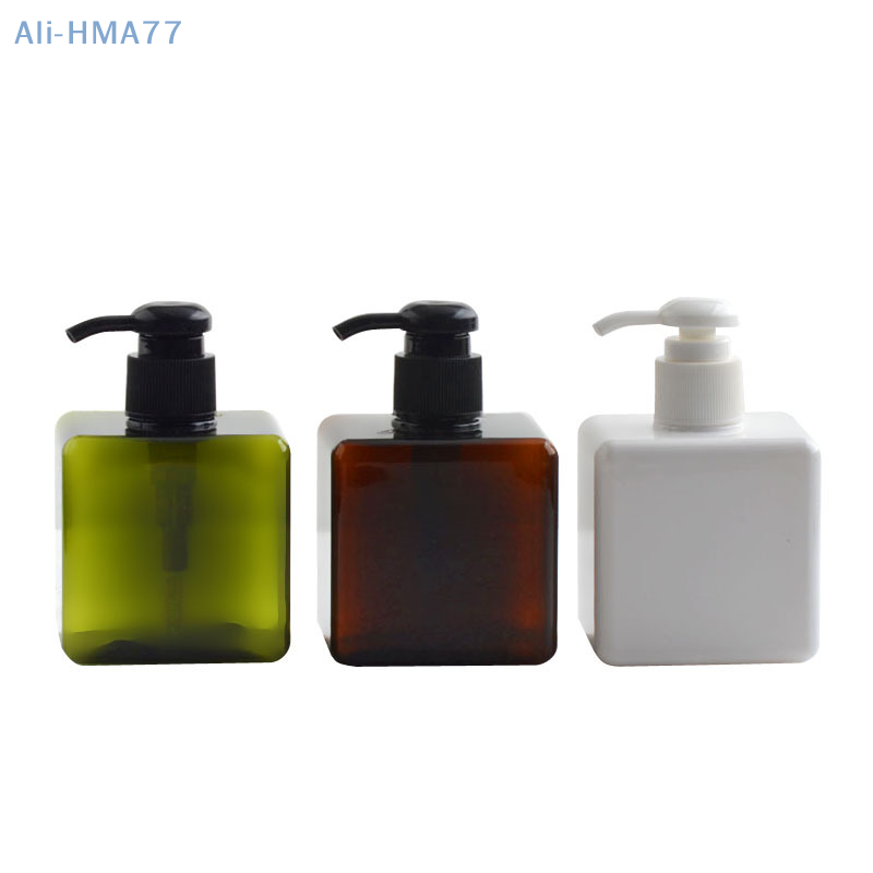 1PC 250ML Reusable Empty Transparent Plastic Pump Bottles Dispenser Refillable Liquid Shampoo for Massage Oil Creams