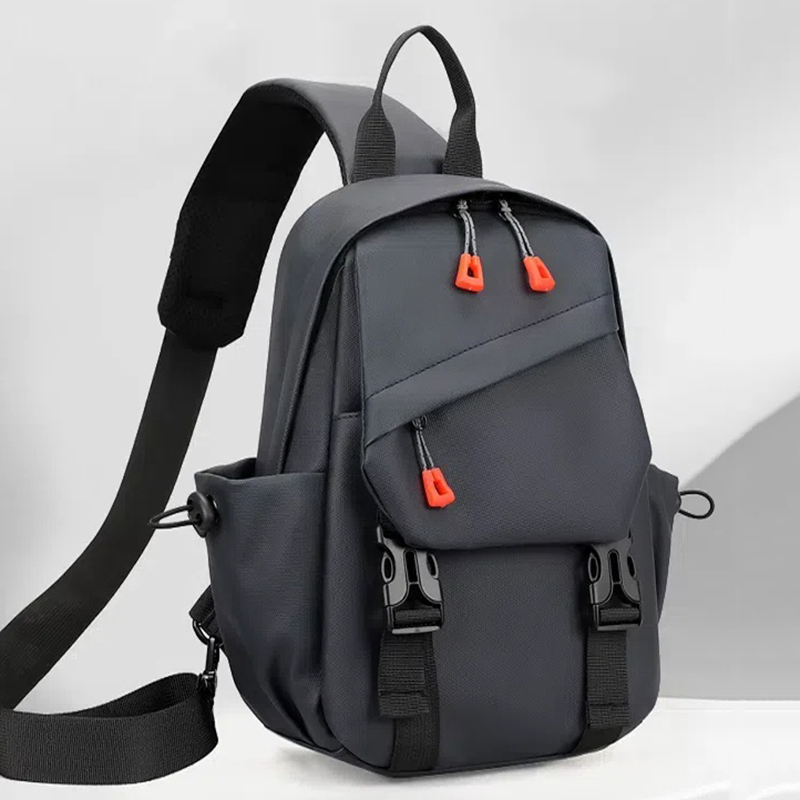 Men's Outdoor Sports Chest Bag Multiple Pockets Shoulder Bag Suitable for Suitable for Daily Outdoor Sports Cycling Hiking