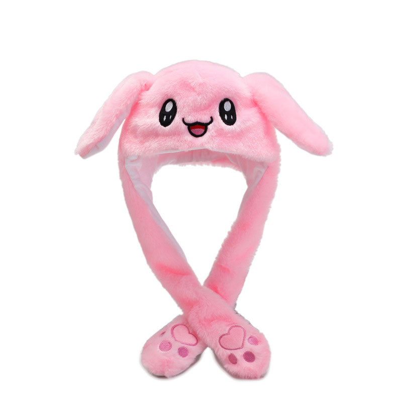 Cute Caps Plush Embroidery Women Hat Gift For Kids Children Girls Boy Wrap Warm Dancing Rabbit Ear Hat Bles Online DZ-8A-08