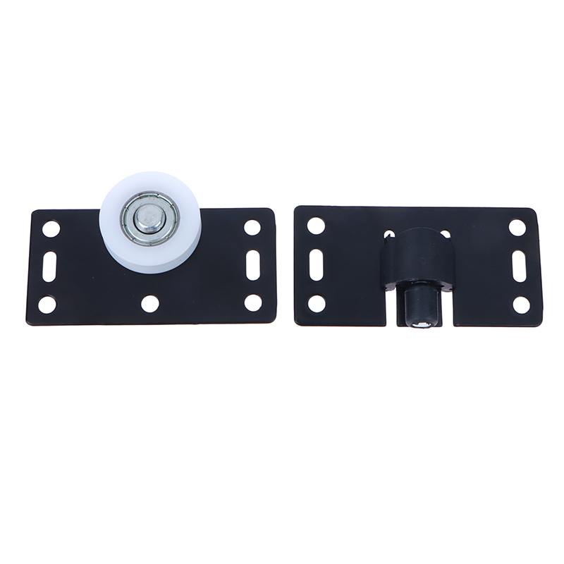 NEW 1 Set Door Rollers Iron Sliding Door Wheel Cabinet Nylon Pulley Hanging Wheel For Wardrobe Furniture Hardware