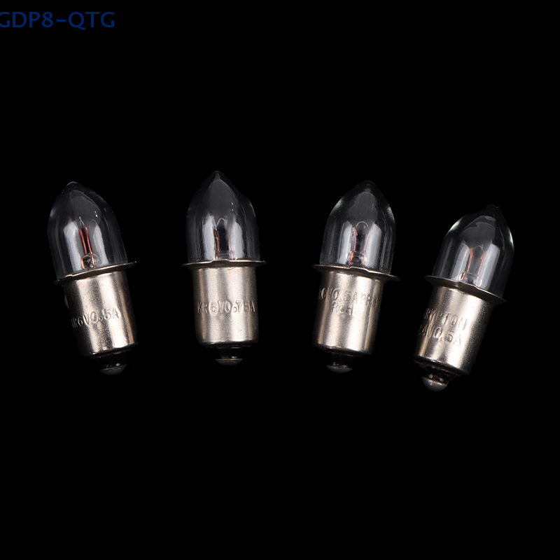 Hot! P13.5S Base Bulbs Old Style Flashlight 2.4V 3.6V 4.8V 6V 7.2V 0.4A 0.5A 0.75A Replacement Bulbs Torches Work Lamp