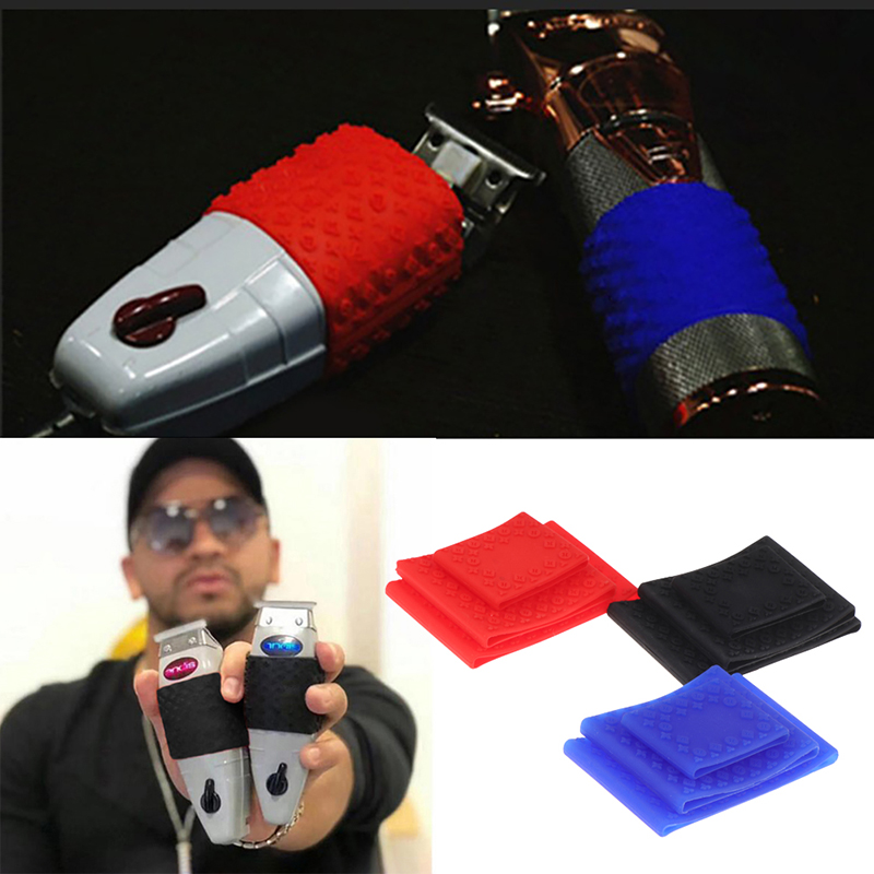1PC Trimmer Grip Barber Hair Clipper Rubber Anti Slide Design Bicycle Grips Hairdressing Silicone Decorative Rings