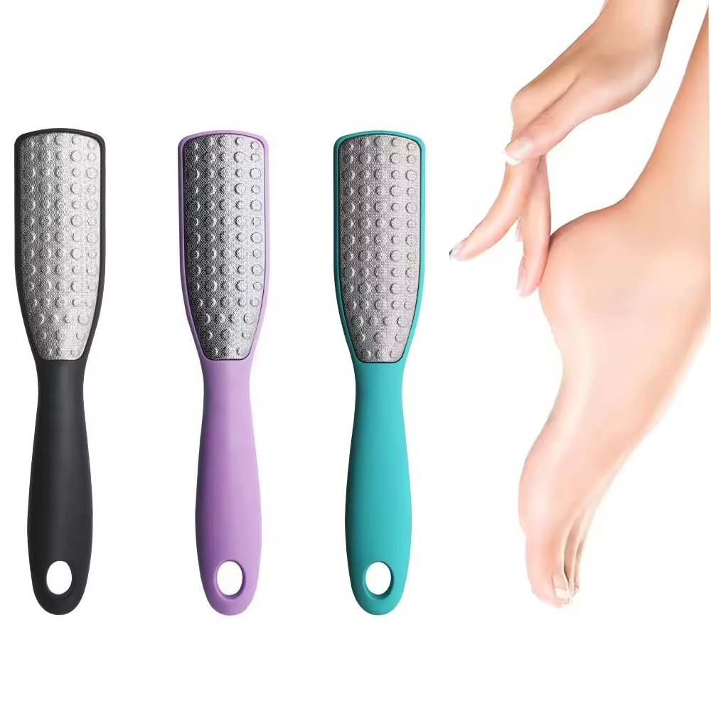 Hot Sale Factory Professional Wholesale Fine/Circular Hole Stainless Steel Foot File With Lid 1PC
