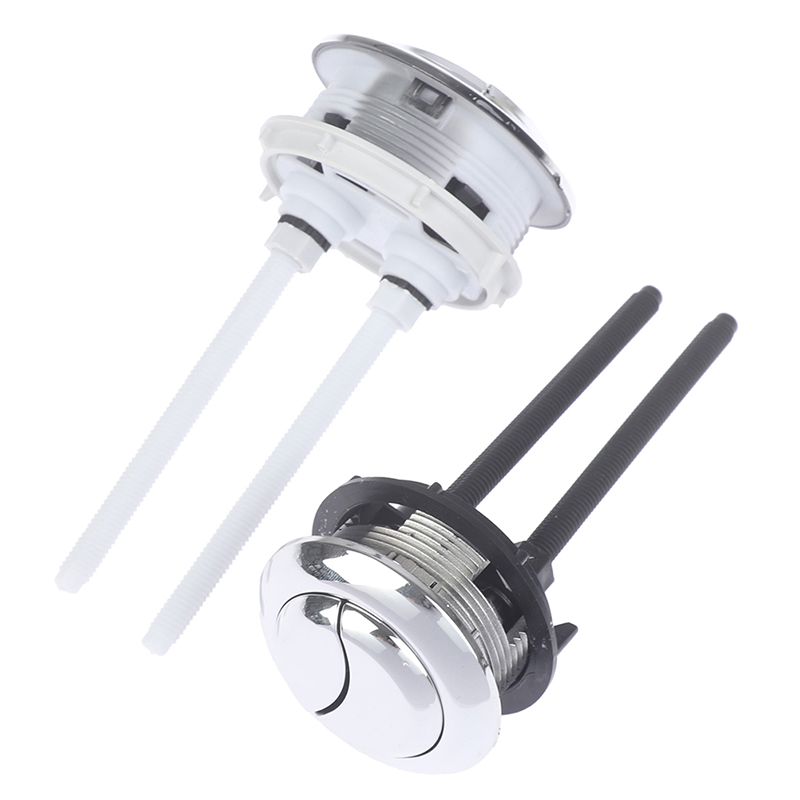 NEW 1pc Dual Flush Toilet Tank Button Round Shape Toilet Push Dual Flush Buttons