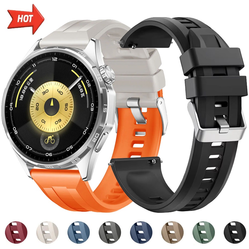 Official 1:1 22mm Band for watch S4/ Watch 46mm bracelet Sport Silicone Strap watch s1 watchbands