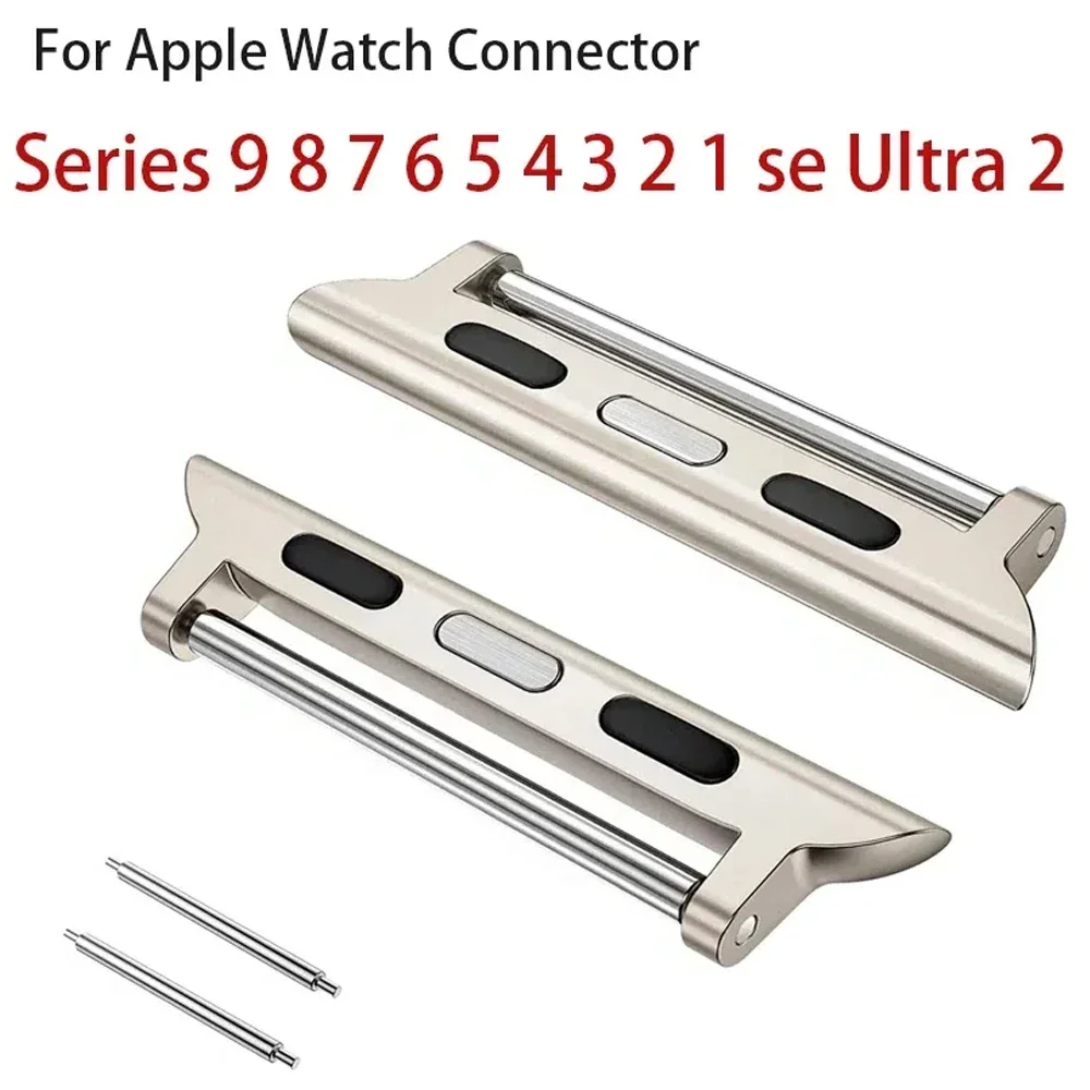 Watchband Connector for Watch Ultra 2 49mm 45mm 44mm 42mm 38mm Adapter for IWatch Ultra Series 9 8 7 6 5 22mm Width Straps