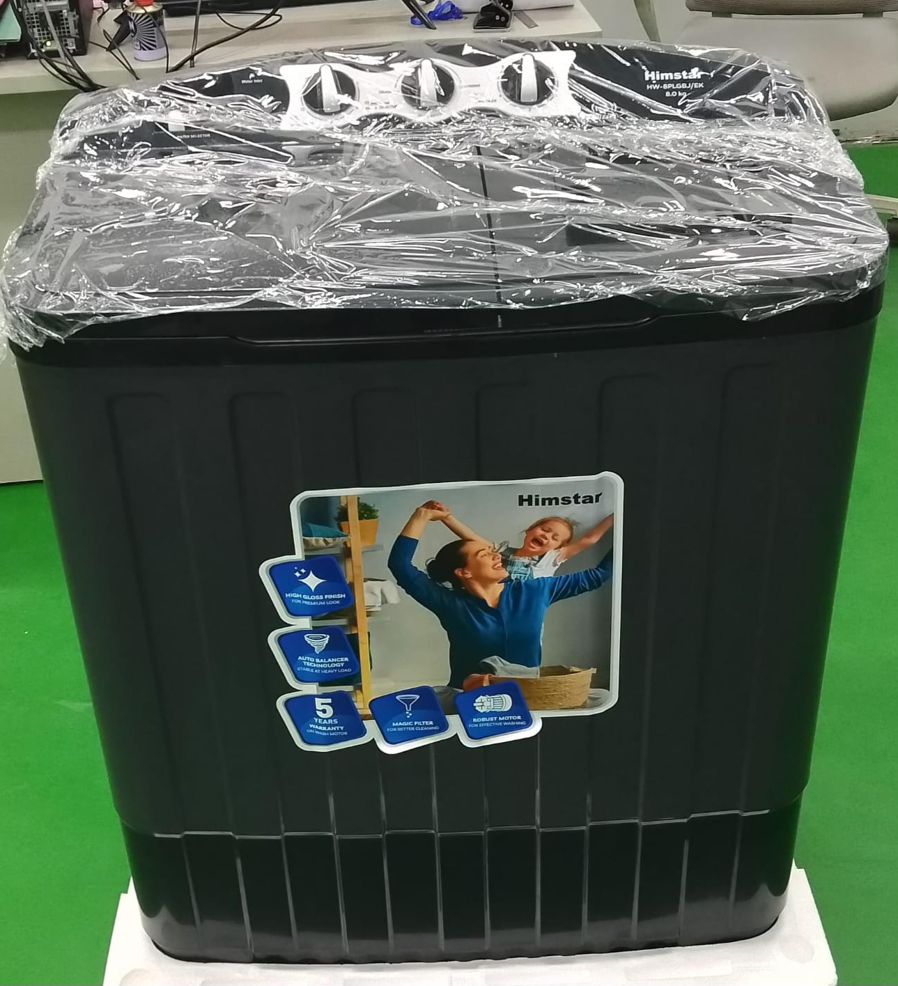 Himstar 8KG Semi Automatic Washing Machine