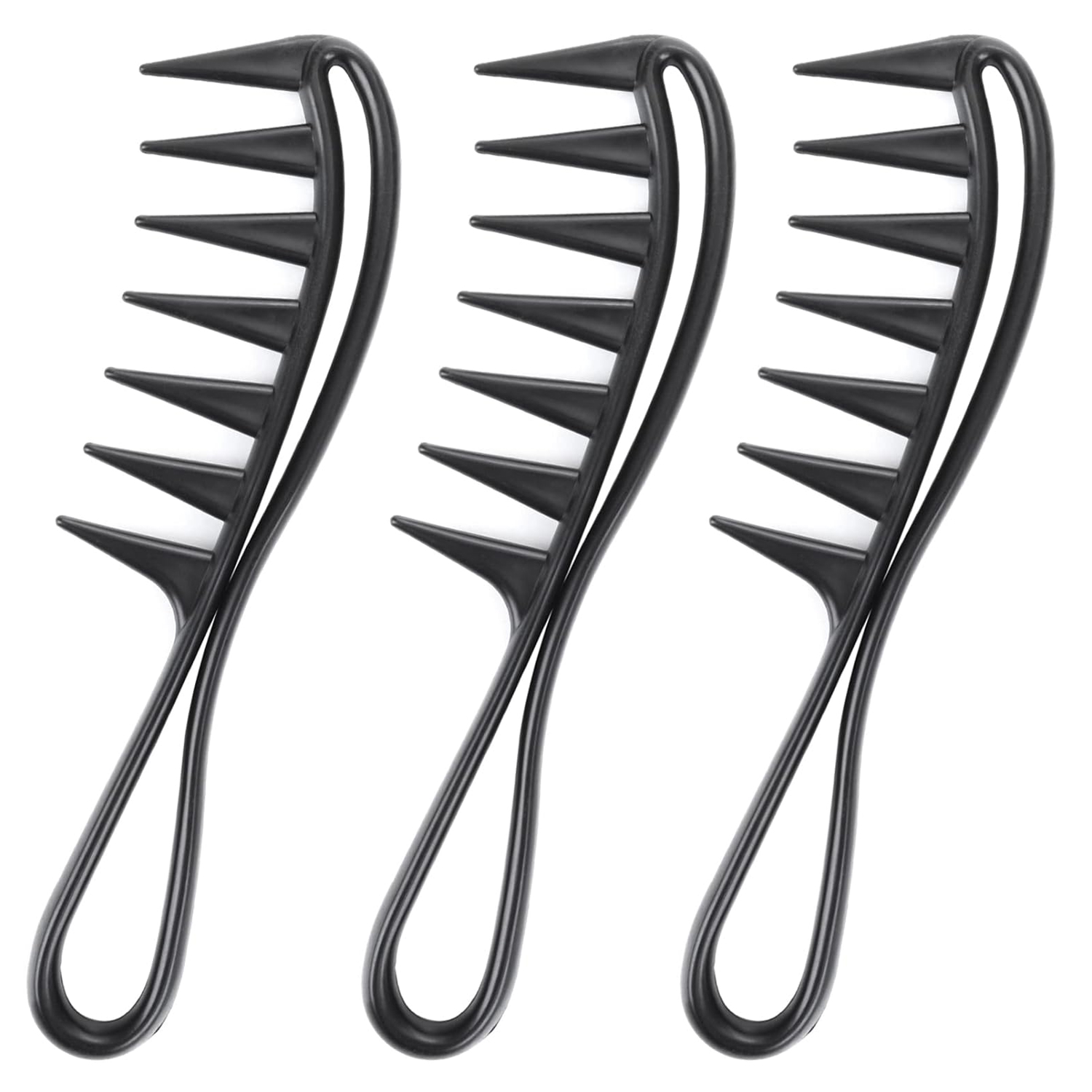 Tooth Comb Hair Styling Accessories 3PCS / 5 PCS Wide Afro Coarse Comb Anti-Static Hairdressing Tool for Men Women Daily Use