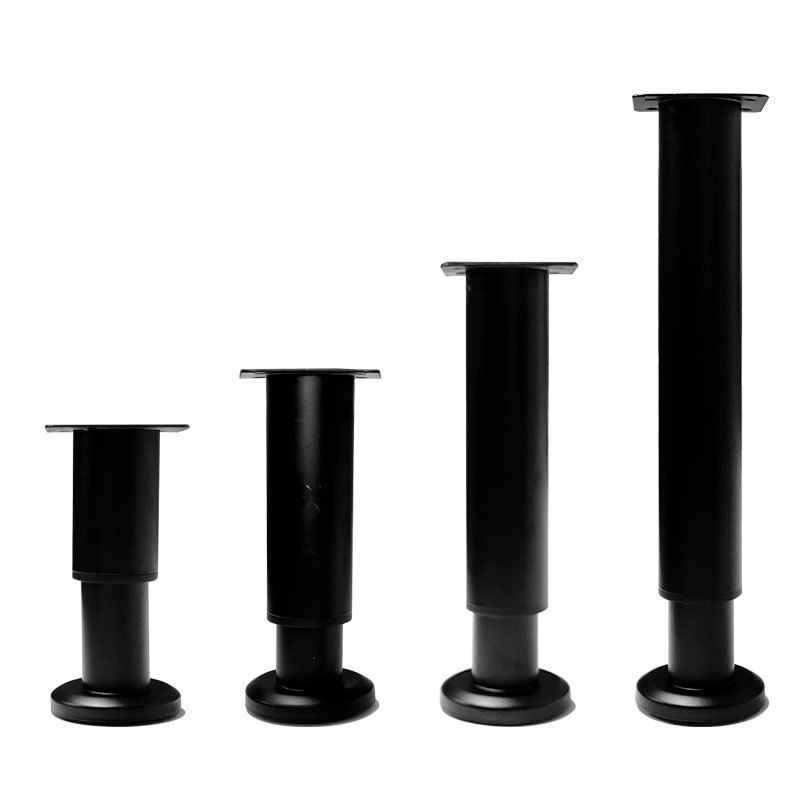 1pc Adjustable Height Furniture Support Legs for Bed Frame, Metal Adjustable Furniture Legs