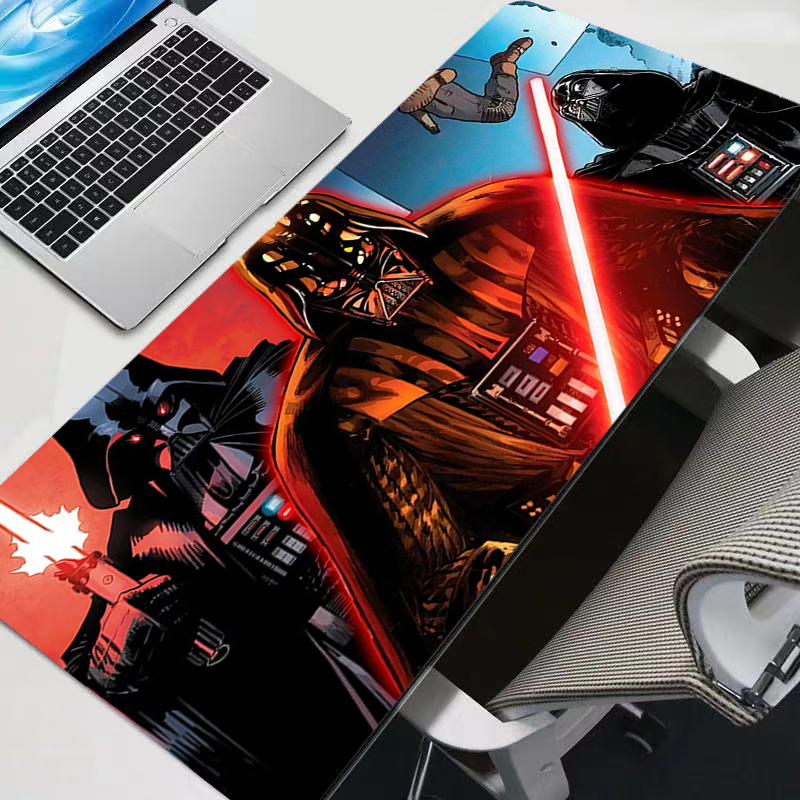 Popular Mouse Pad 90x40cm Star Wars Notbook PC Game Keyboard Pad NonSlip Computer Desk Mat Game Cabinet HD Print MousePad