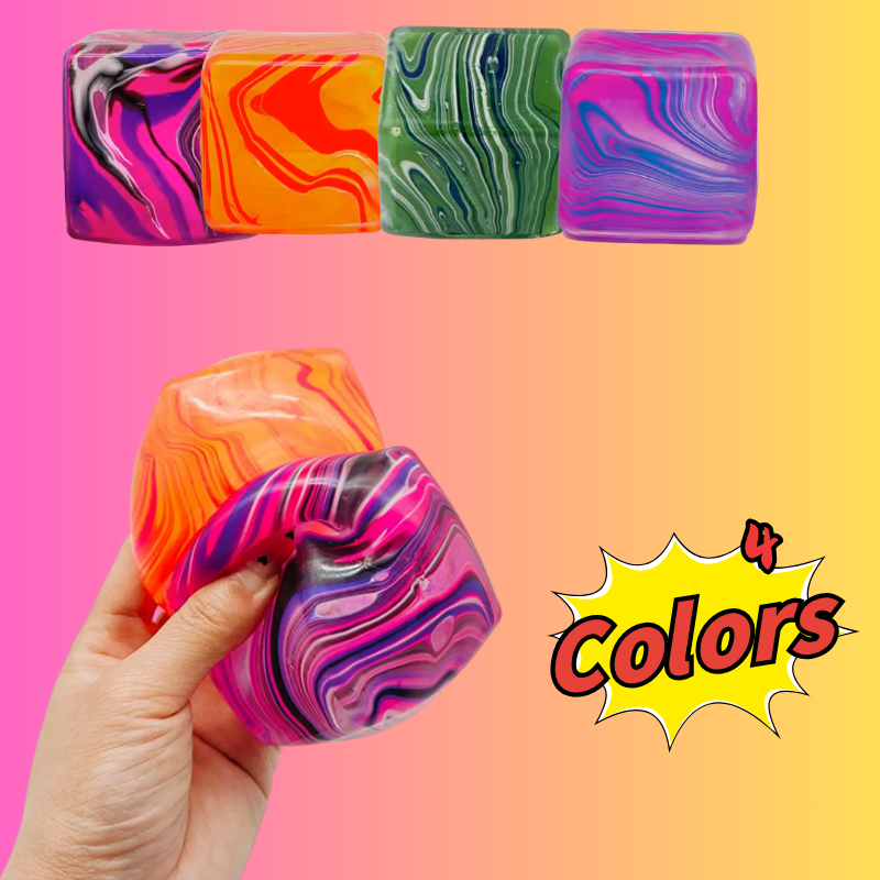 Needoh Snowflake Ice Cube Malt Sugar Squishy Blind Box Stress Relief Slow Rising Squeeze Toy Anti-Anxiety Fidget Toy