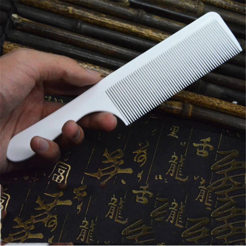 2Pcs Hairdressing Cutting Wide Tooth Hair Comb Barber Large Sectioning Comb Flat Head Comb Antistatic Hair Brush Hair Tool