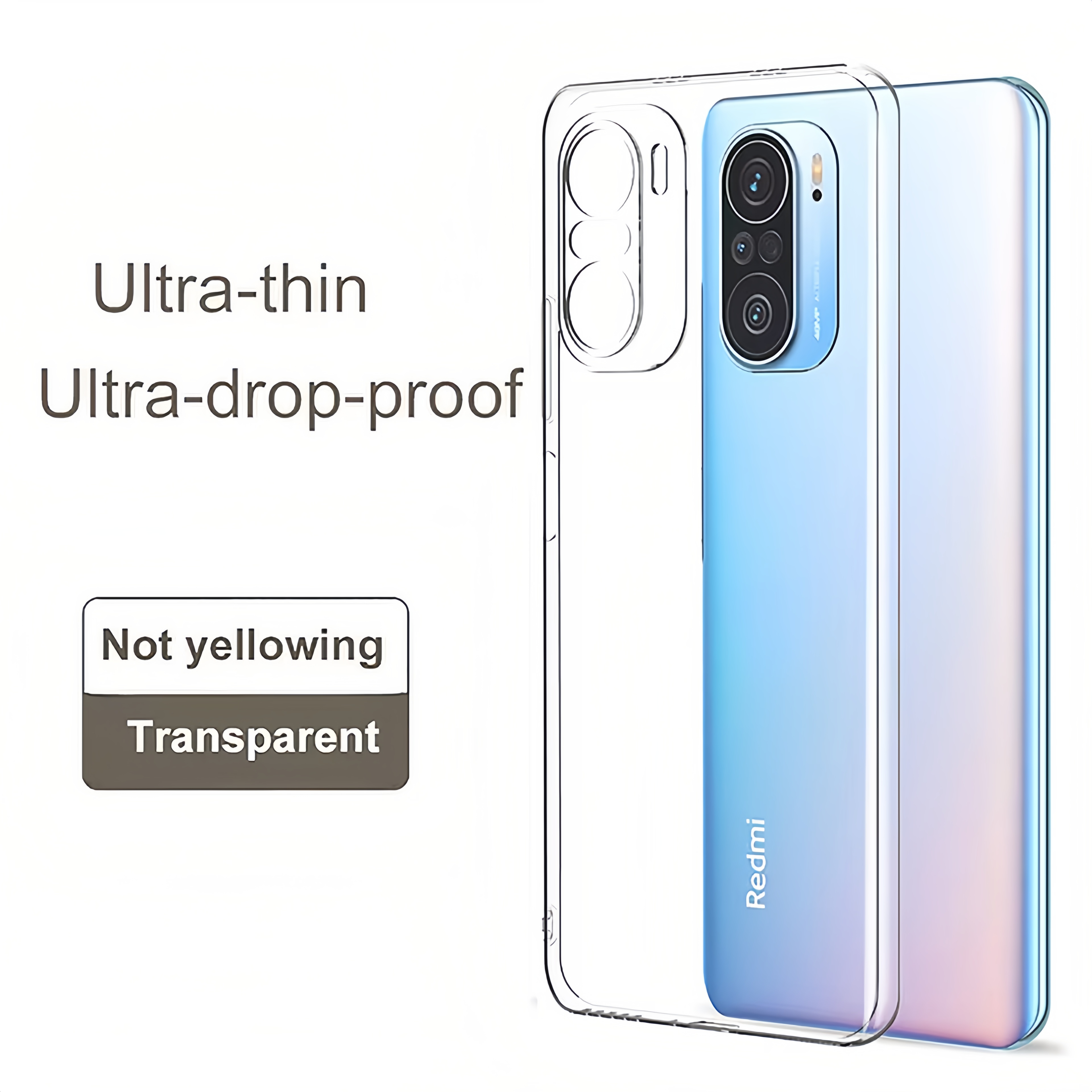 Ultra thin Transparent Soft Case For Poco F8 F7 Ultra C85 C71 X7 M7 M6 F6 X6 X5 X4 X3 NFC GT Pro F5 Clear TPU Case