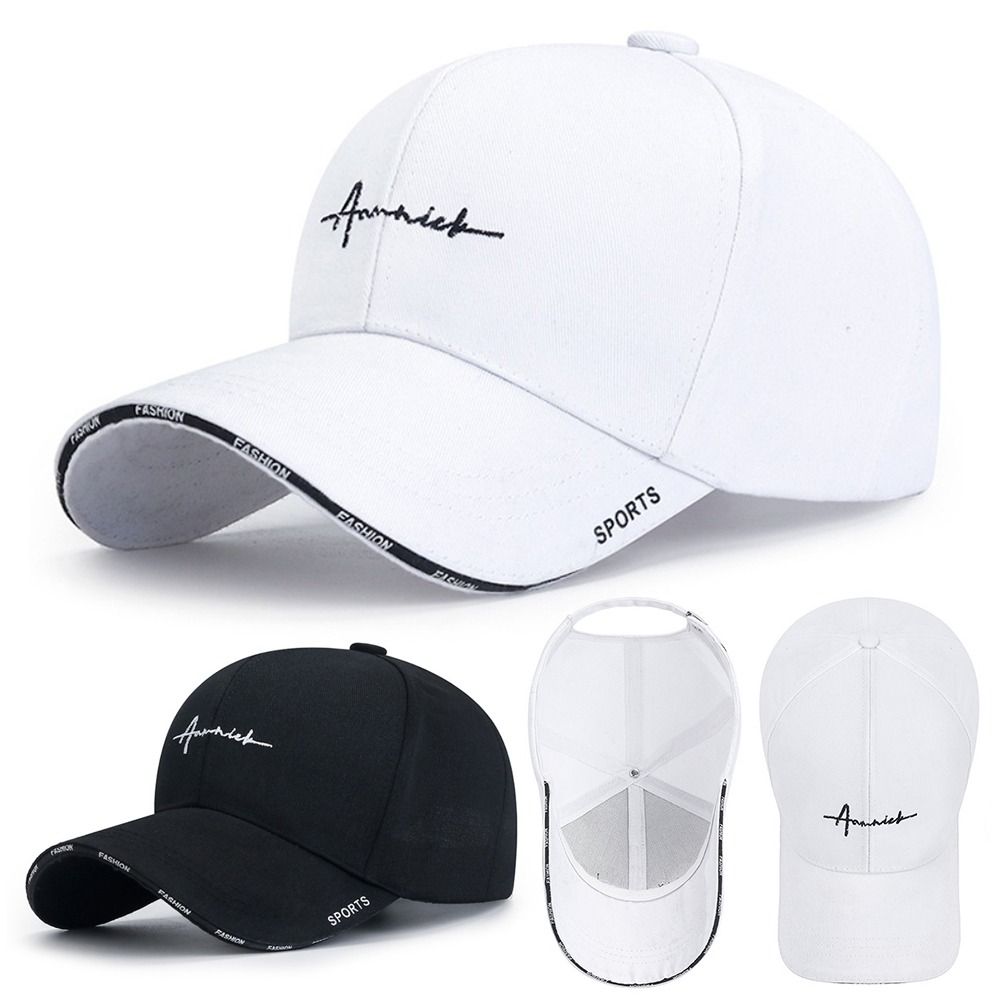 1PC Unisex Breathable Baseball Cap UV Protection Top Empty Cap Adjustable Solid Color Sun Hat Outdoor Running Baseball Cap