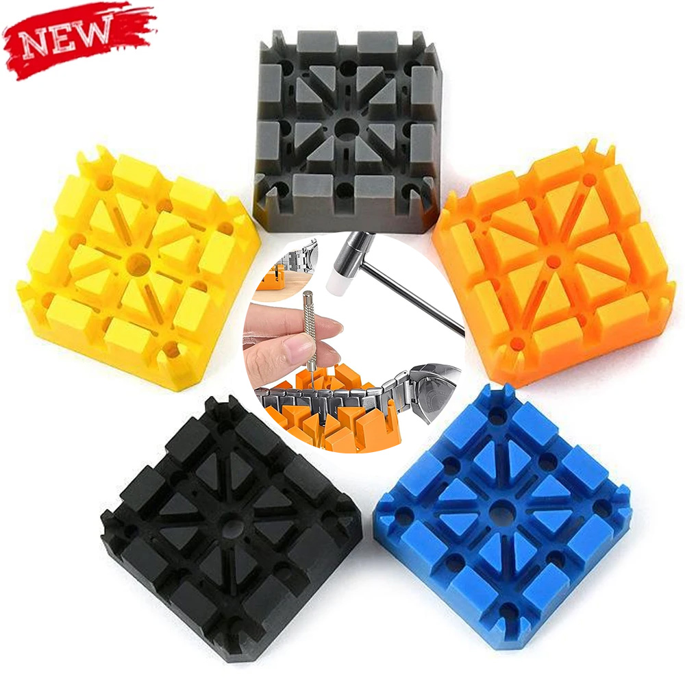 Watch Repair Tool Set Watch Link Band Slit Strap Bracelet Chain Pin Remover Adjuster Tool Kit for Professional Watchmak (plastic