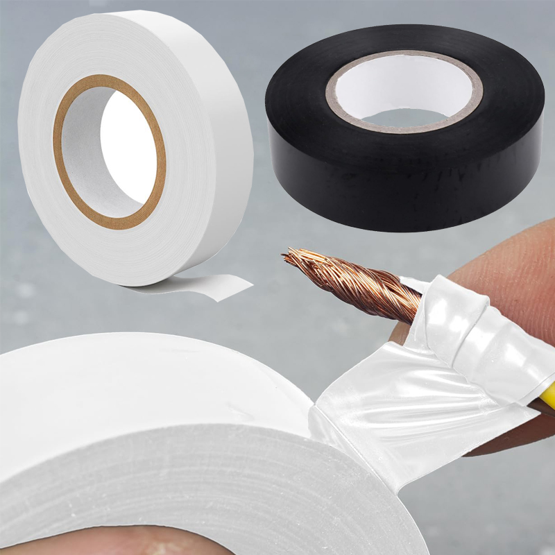 1/3/6Rolls Electrical Insulation Tape Waterproof Strong Adhesive Durable Easy-Wrap High Temp Electrical Tape Vinyl 33ft
