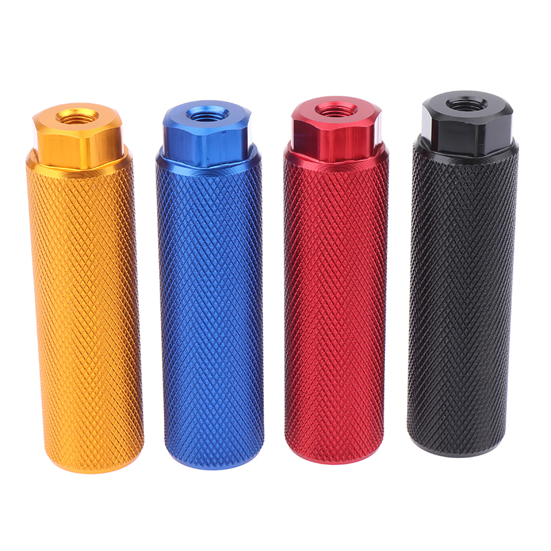 Aluminum Alloy Anti-Slip Bike Pegs for BMX Bicycle, Fit 3/8 Inch Axles, Foot Rest Pedal Accessories