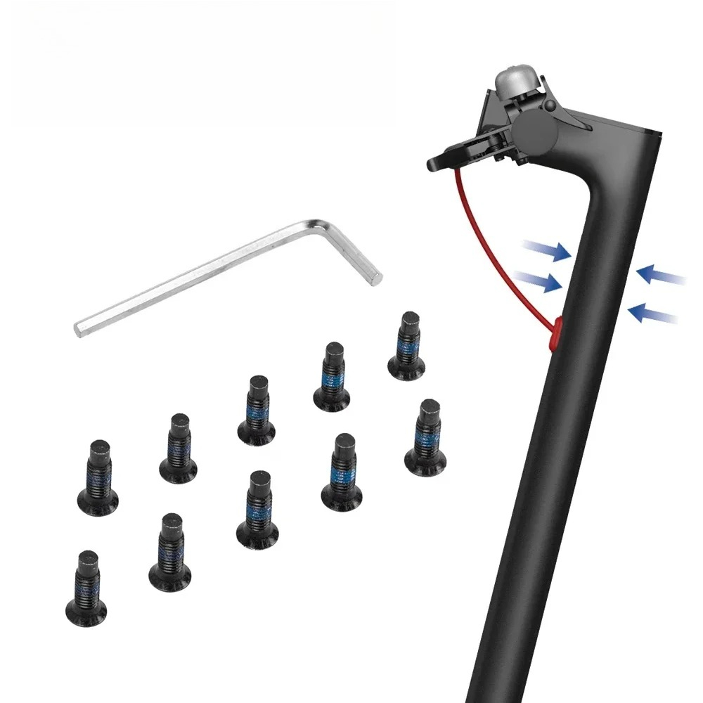 Forehead Screw Kit Front Fork Tube Pole For Xiaomi M365 for Ninebot Max G30 ES Electric Scooter Base Mounting Part
